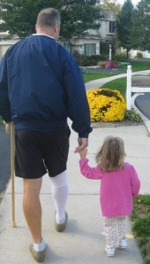 A helping hand from my friend Ava in 2010.
