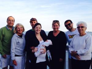Day 4: Gracie's first visit to Seaside Beach Club.  It will not be her last with Grandpa Bob and Grandma Judy, Grammy Boler, Aunt Cait and Uncle Mike, and mom and dad. 