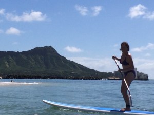 Leigh McB, Standup Paddle Boarder  - Chamber of Commerce Model