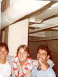 June 1977 -  Ben Aina and Joey DeSa  send me off to Annapolis